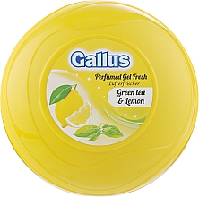 Gel-Lufterfrischer Grüner Tee und Zitrone - Gallus Perfumed Gel Fresh Green Tea & Lemon — Bild N1