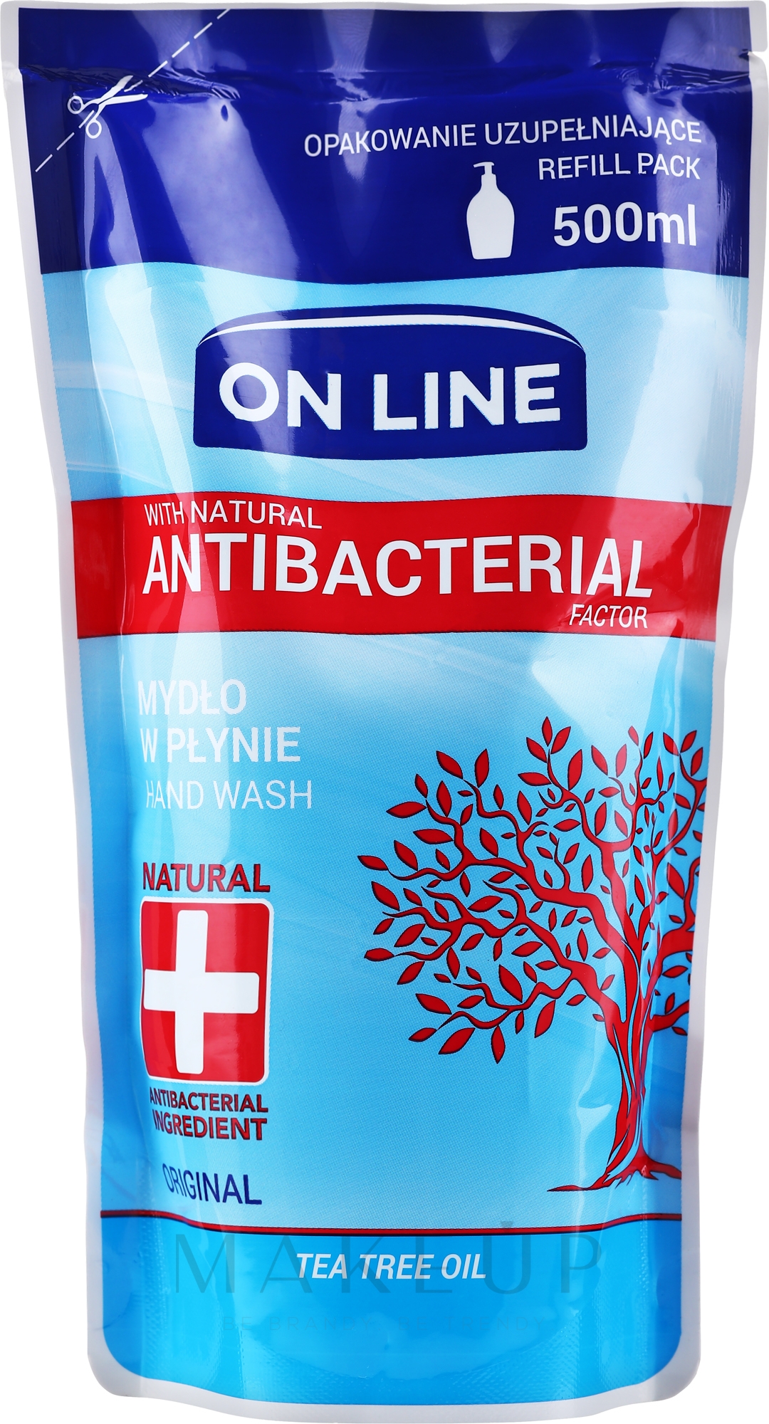 Flüssigseife - On Line Antibacterial Liquid Soap (Refill) — Foto 500 ml