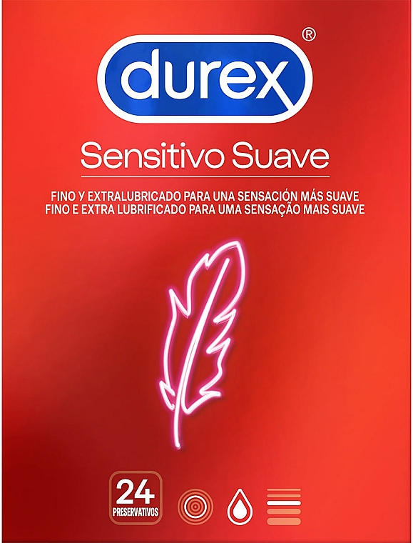 Kondome 24 St. - Durex Sensitive Soft Condoms — Bild N1