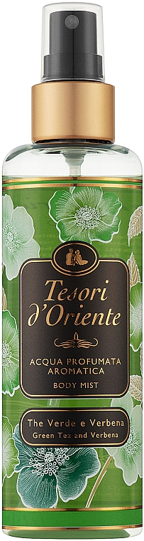Parfümiertes Körperwasser Grüner Tee und Eisenkraut - Tesori d'Oriente Body Mist Green Tea and Verbena — Bild N1