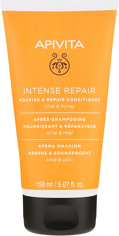 Pflegende und reparierende Haarspülung mit Olive und Honig - Apivita Intense Repair Conditioner With Olive & Honey — Bild N1