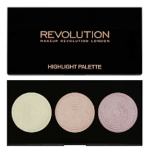 Düfte, Parfümerie und Kosmetik Highlighter-Palette - Makeup Revolution Highlight Palette