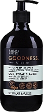Natürliche Handseife Oud, Cedar & Amber - Baylis & Harding Goodness Oud, Cedar & Amber Natutal Hand Wash — Foto N2