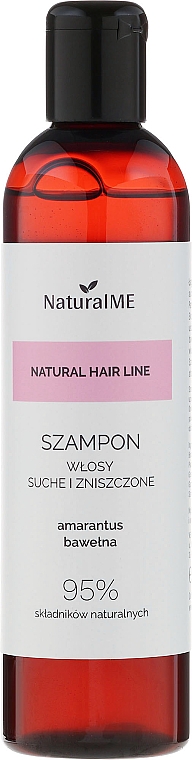 Sanftes Shampoo für trockenes und strapaziertes Haar - NaturalME Natural Hair Line Shampoo