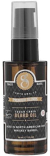 Cedar Cabin Bartöl - Suavecito Premium Blends Cedar Cabin Beard Oil — Bild N1