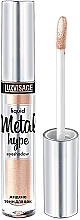 Düfte, Parfümerie und Kosmetik Flüssiger Lidschatten - Luxvisage Metal Hype Liquid Eyeshadow