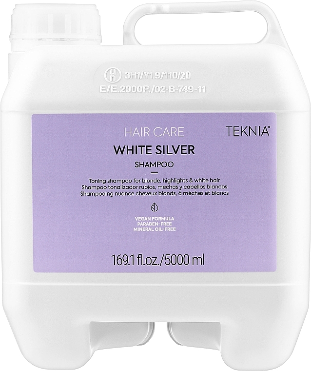 Shampoo gegen Gelbstich - Lakme Teknia White Silver Shampoo — Bild N5