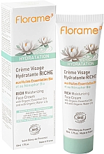 Feuchtigkeitscreme für trockene und empfindliche Haut - Florame Hydratation Rich Moisturizing Face Cream — Bild N1