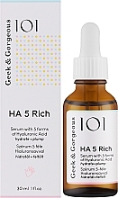 Serum für trockene und dehydrierte Haut mit Hyaluronsäure - Geek & Gorgeous HA 5 Rich Serum — Bild N2