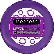 Düfte, Parfümerie und Kosmetik Maske für sehr geschädigtes, schwaches und sprödes Haar mit Keratin - Morfose Buble Keratin Hair Mask