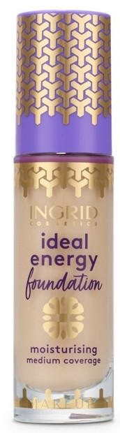 Ingrid Cosmetics Ideal Energy Moisturising Foundation - Feuchtigkeitsspendende Foundation — Bild 03 – Almond