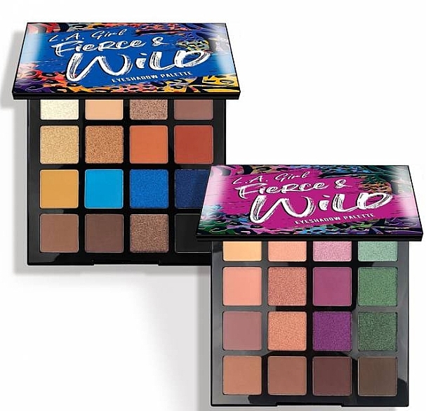 Lidschattenpalette - L.A. Girl Fierce & Wild Eyeshadow Palette — Bild N3