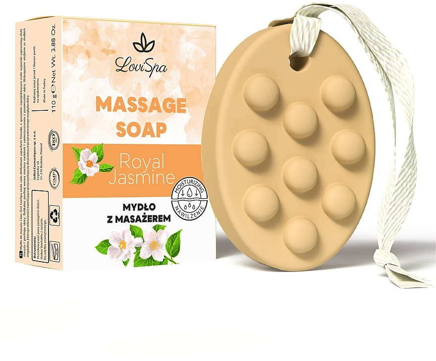 Massage-Seife Königlicher Jasmin - Lovi Spa Massage Soap  — Bild N1