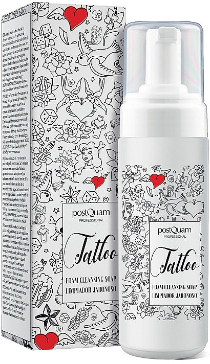 Schaumseife für tätowierte Haut - PostQuam Tatoo Foam Cleansing Soap — Bild N1