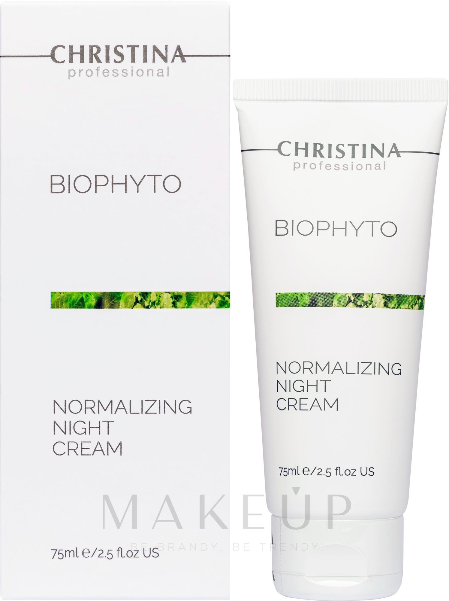 Normalisierende Nachtcreme für beschädigte und raue Haut - Christina Bio Phyto Normalizing Night Cream — Foto 75 ml