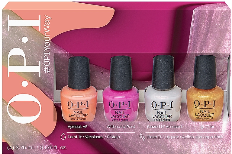 Set - OPI Spring 2024 Your Way Collection Nail Lacquer (Nagellack 4x3,75ml)  — Bild N1