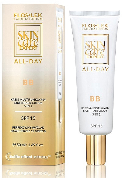 5in1 BB Gesichtscreme SPF 15 - Floslek Skin Care Expert All-Day BB Cream