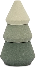 Düfte, Parfümerie und Kosmetik Duftset grün - Paddywax Cypress & Fir Large Tree Stack (candle/297g/155g & Incense Holder)