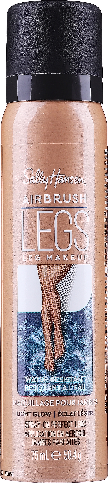 Bräunungsspray für perfekte Beine - Sally Hansen Airbrush Legs Light Glow — Bild 75 ml