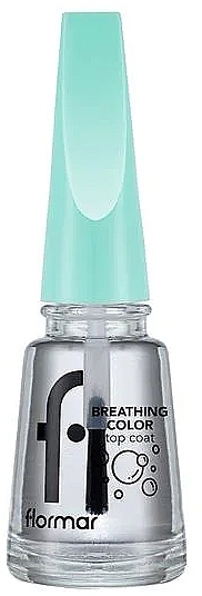 Nagellack-Fixierer - Flormar Breathing Color Top Coat — Bild N1