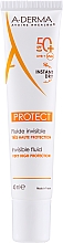 Düfte, Parfümerie und Kosmetik Sonnenschutzfluid SPF 50+ - A-Derma Protect Invisible Fluid Very High Protection
