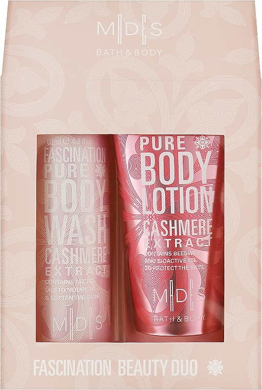 Set Die Verlockung der Sauberkeit - Mades Cosmetics M|D|S Baty & Body Fascination(b/wash/200ml + b/milk/150ml) — Bild N1