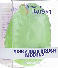 Entwirrbürste grün - Twish Spiky 2 Hair Brush Pastel Lime — Bild N3