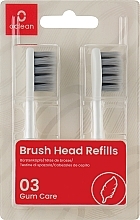 Austauschbare Zahnbürstenköpfe für elektrische Zahnbürste 2 St. weiß - Oclean Brush Heads Refills Gum Care Extra Soft — Bild N1