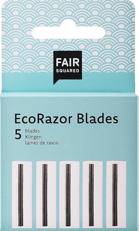 Ersatz-Rasierklingen 5 St. - Fair Squared Eco Razor Blades Set — Bild N1