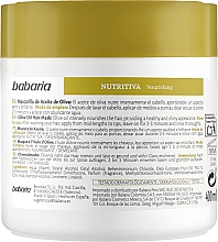 Haarmaske mit Olivenöl - Babaria Detangling Hair Mask With Olive Oil — Bild N3