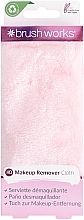 Abschminktuch rosa - Brushworks Make-Up Remover Towel  — Bild N1
