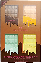 Badeset - I Heart Revolution Chocolate Bar Fizzer Kit (Badebombe 4x 110g) — Bild N1