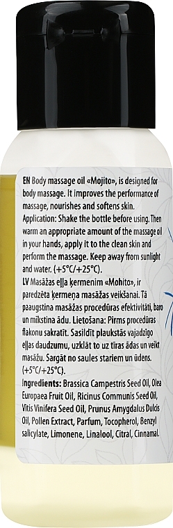 Körpermassageöl Mojito - Verana Body Massage Oil  — Bild N2
