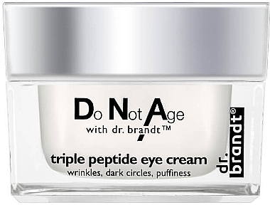 Anti-Falten Augenkonturcreme mit Tripeptidkomplex gegen dunkle Augenringe - Dr. Brandt Triple Peptide Eye Cream — Bild N1
