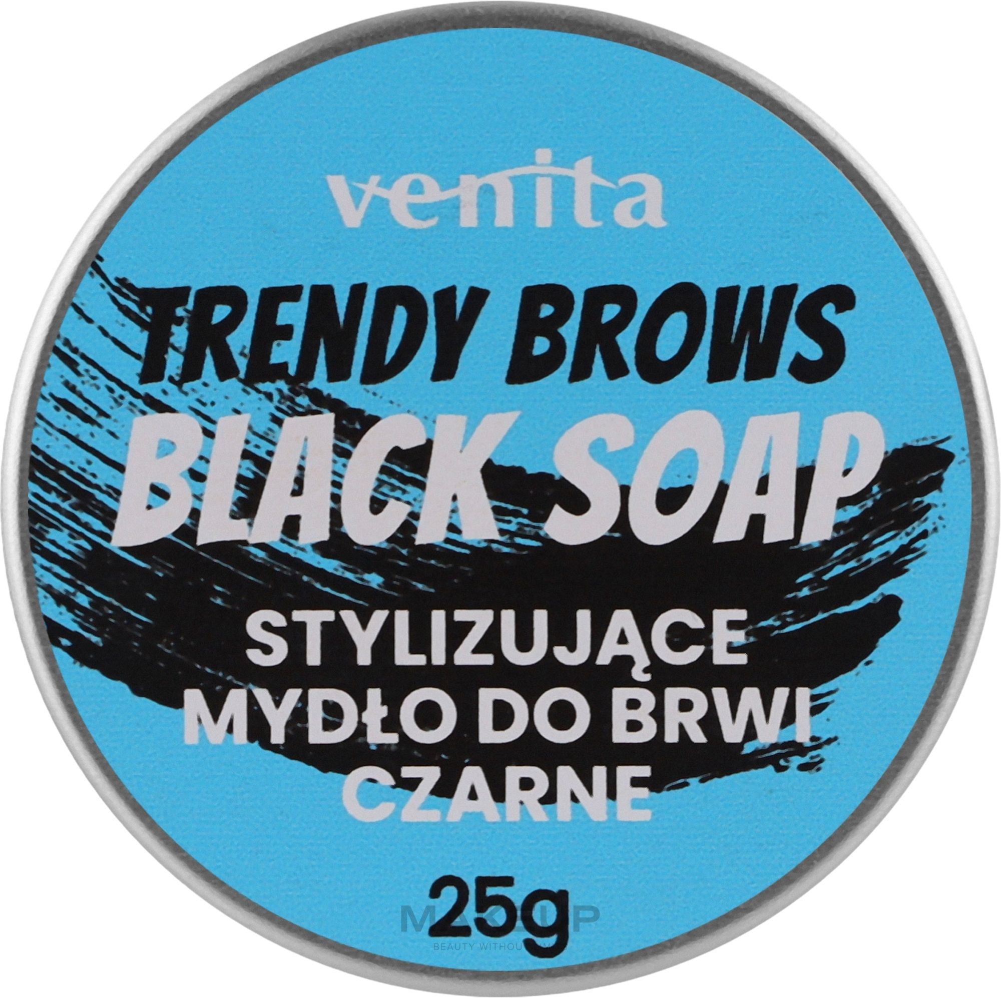 Augenbrauen-Stylingseife - Venita Trendy Brows Soap — Bild Black
