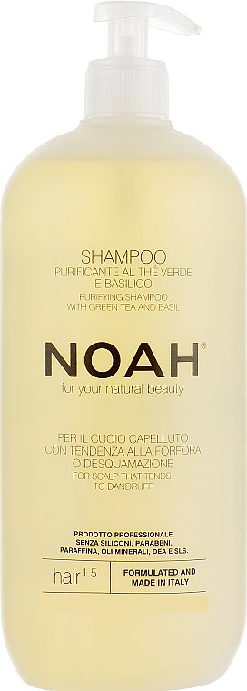 Shampoo mit grünem Tee und Basilikum - Noah — Bild N1