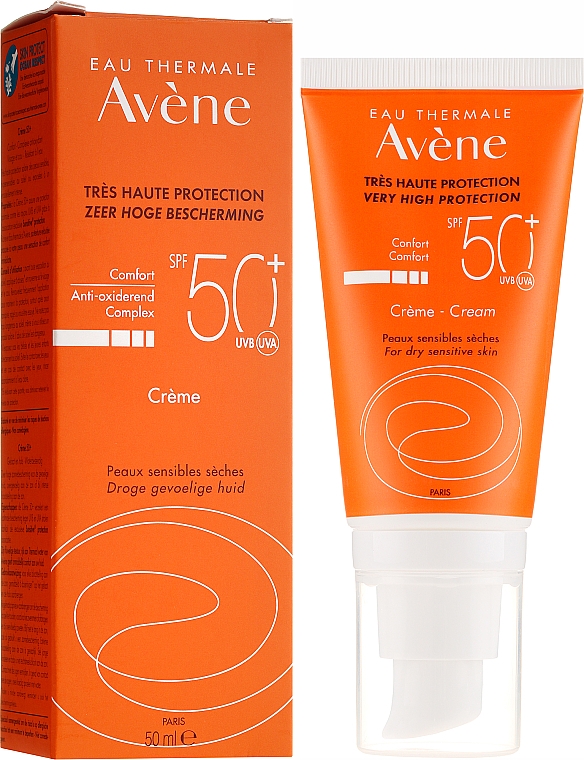 Sonnenschutzcreme für das Gesicht SPF 50+ - Avene Eau Thermale Sun Cream SPF50