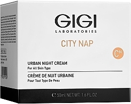 Düfte, Parfümerie und Kosmetik Nachtcreme für alle Hauttypen mit Algenextrakt - Gigi City Nap Urban Night Cream