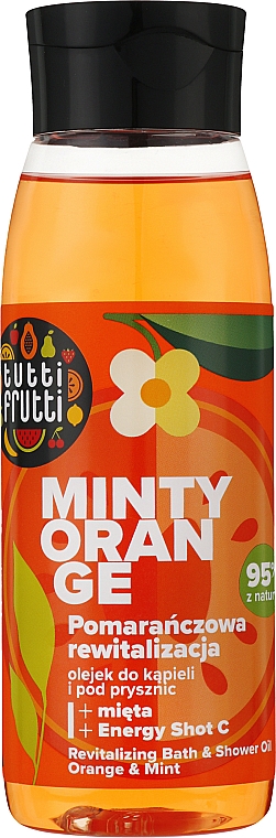 Regenerierendes Bade- und Duschöl mit Orange und Minze - Farmona Tutti Frutti Orange And Mint Bath And Shower Oil — Bild N1