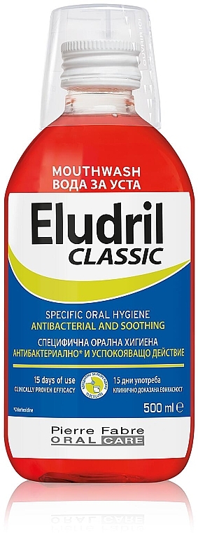 Erfrischende und reinigende Mundspülung - Pierre Fabre Oral Care Eludril Classic Mouthwash — Bild N1