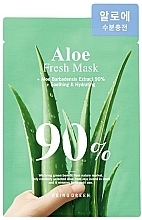 Düfte, Parfümerie und Kosmetik Tuchmaske für das Gesicht mit Aloe-Vera-Extrakt - Bring Green Aloe 90% Fresh Mask Sheet