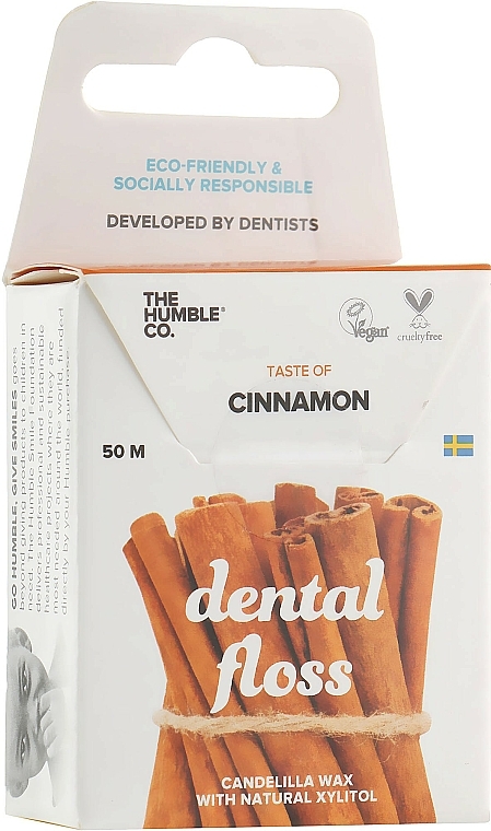 Zahnseide mit Zimt - The Humble Co. Dental Floss Cinnamon — Bild N1