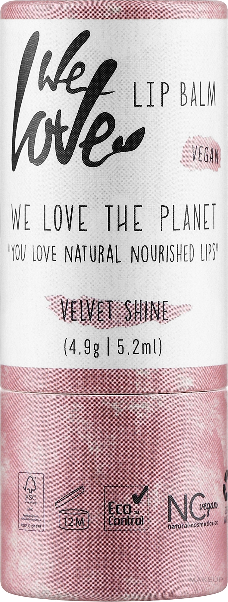 Lippenbalsam - We Love The Planet Velvet Shine — Bild 4.9 g