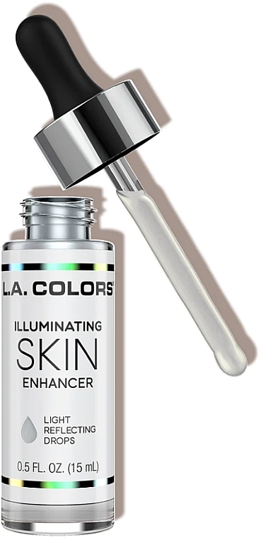 Reflektierende Gesichtstropfen - L.A. Colors Illuminating Skin Enhancer Light Reflecting Drops  — Bild N1