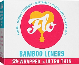Düfte, Parfümerie und Kosmetik Slipeinlagen - Flo Bamboo Panty Liners