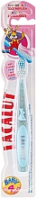 Düfte, Parfümerie und Kosmetik Kinder-Zahnbürste mit Gummikopf weich 0-4 Jahre hellblau - Lacalut 
