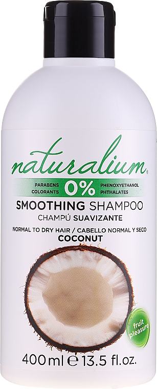Glättendes Shampoo mit Kokosnuss - Naturalium Coconut Smoothing Shampoo — Bild N1
