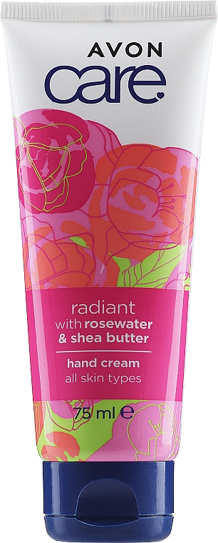 Handcreme mit Rosenwasser und Sheabutter - Avon Care Radiant Rosewater & Shea Butter Cream — Foto N1