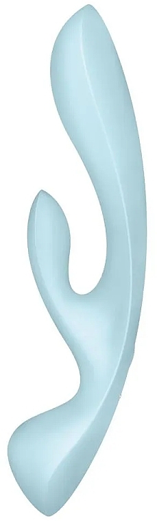 Kaninchenvibrator blau - Satisfyer Triple Oh Blue  — Bild N2