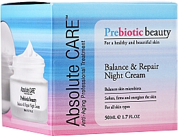 Düfte, Parfümerie und Kosmetik Ausgleichende und revitalisierende Nachtcreme - Absolute Care Prebiotic Beauty Balance&Repair Night Cream